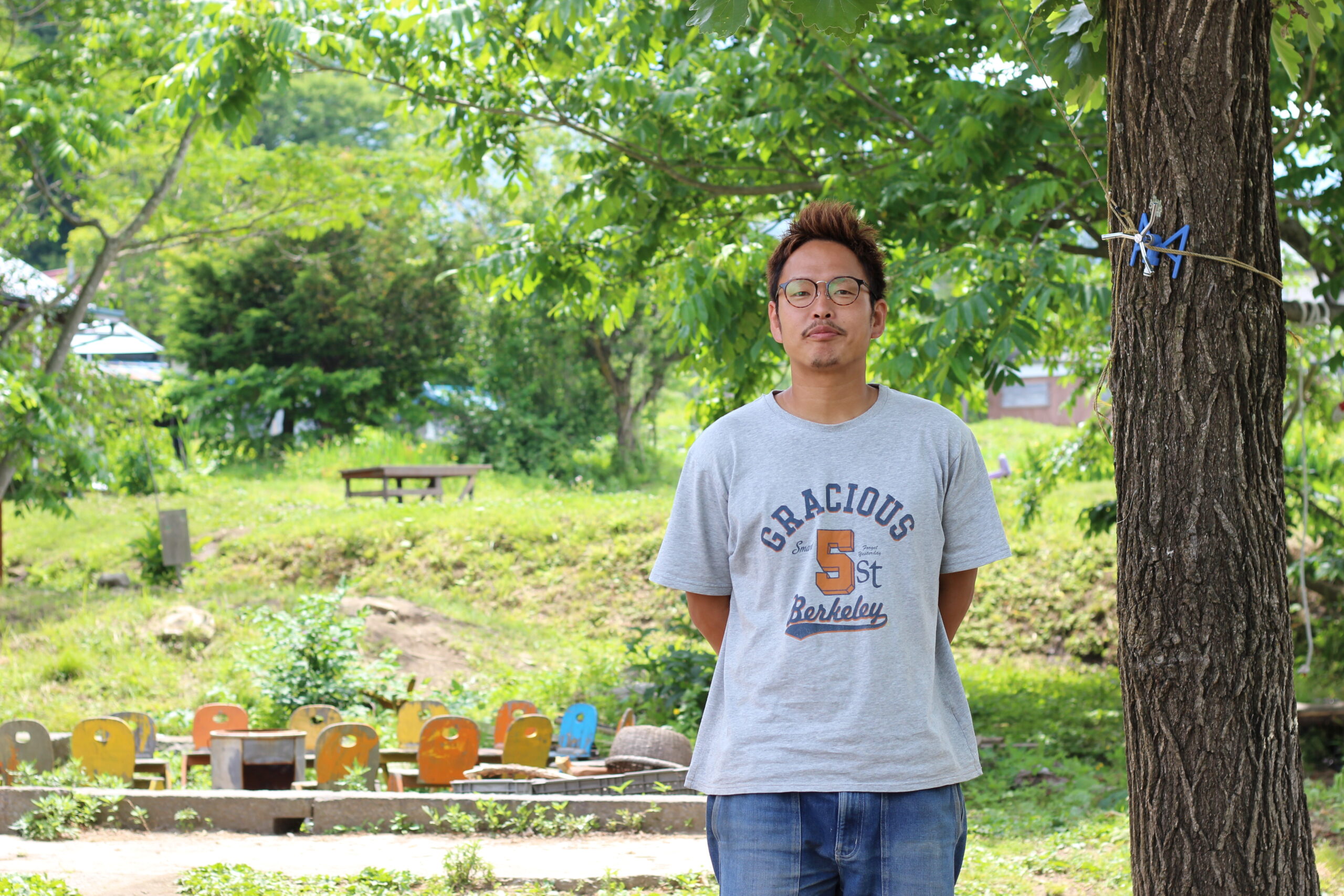 里山ようちえん おやまのおうち 園長・山﨑龍平さん