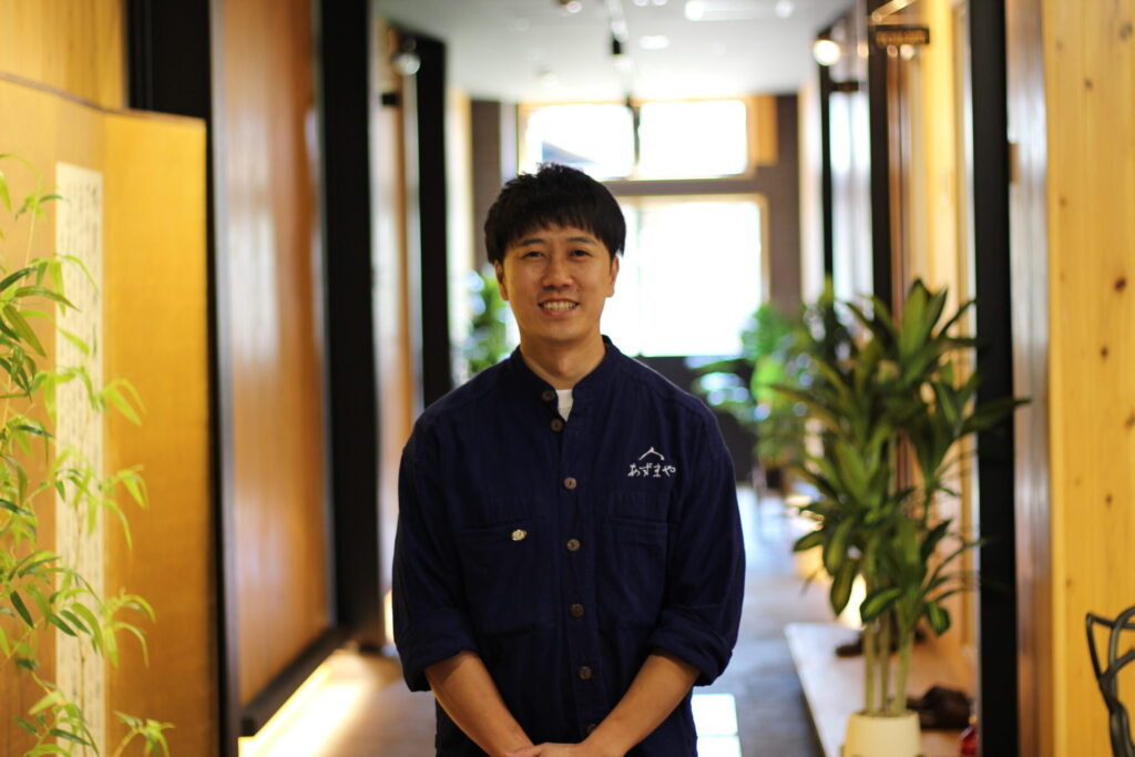 小布施の宿あずまや 木下真風さん。